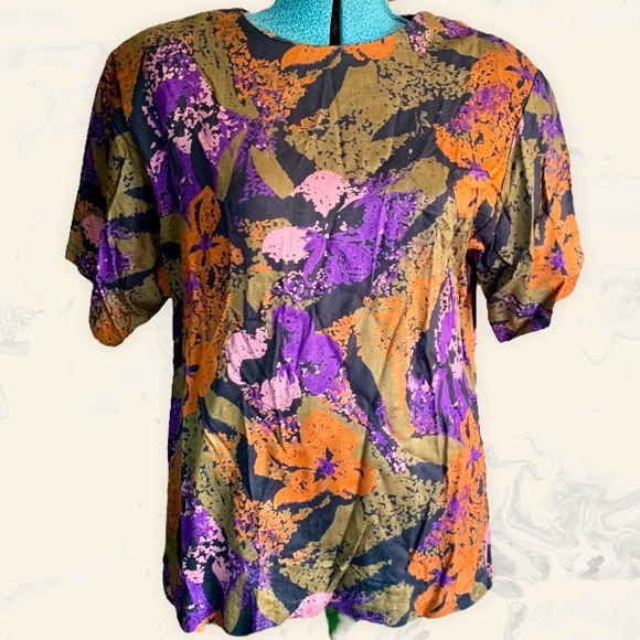 Size 14 80s vintage shirt - Picture 1 of 11